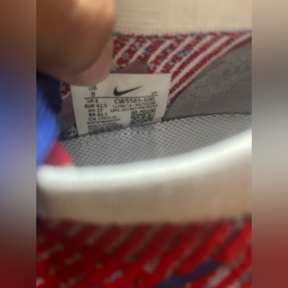 Nike Air Vapormax Flyknit 3.0 Team USA Running Shoes (CW5585-100) Men’s Size 9 - Picture 7 of 8